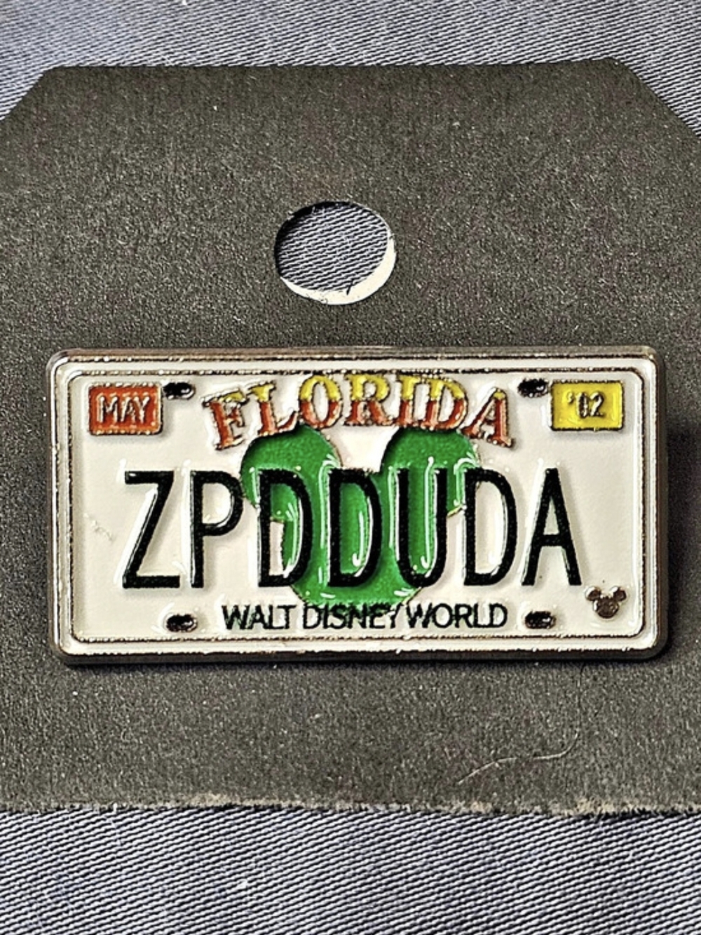 WDW - Hidden Mickey Collection - License Plates ZPDDUDA Disney Pin 2007